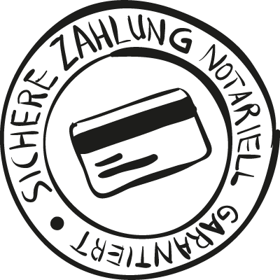 Sichere Zahlung notariell garantiert